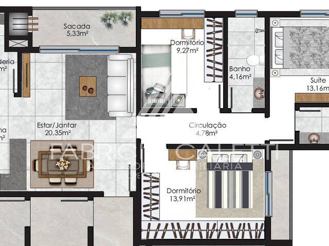 Apartamento para Locação em Casca - 2